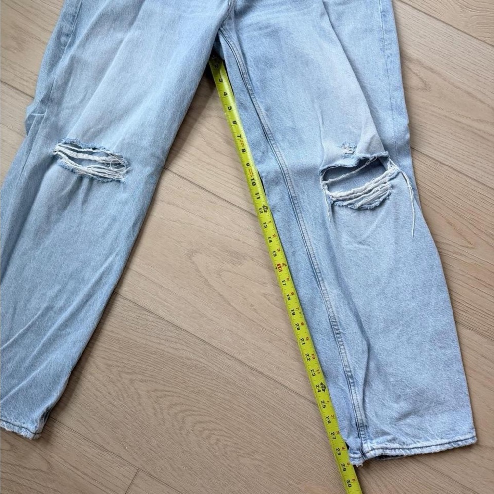 Light Blue Distressed Jeans - Picture 4 of 5